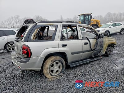 Trzecie zdjęcie samochodu z tyłu: 2004 CHEVROLET TRAILBLAZER LS VIN:1GNDT13S142272229 - miniatura