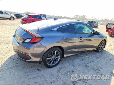 Trzecie zdjęcie samochodu z tyłu: 2019 HONDA CIVIC EX VIN:2HGFC3B33KH353651 - miniatura