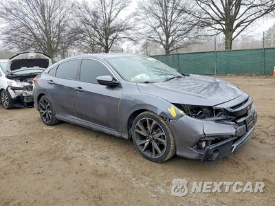 Czwarte zdjęcie samochodu z boku: 2021 HONDA CIVIC SPORT VIN:2HGFC2F84MH500823 - miniatura