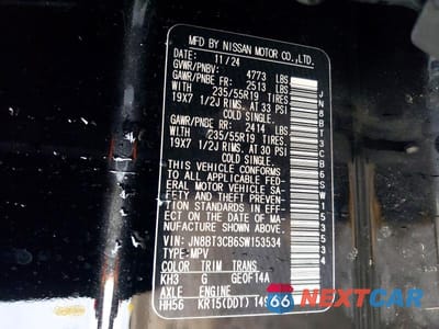 Zdjęcie 13 z 13 samochodu: 2025 NISSAN ROGUE SL VIN:JN8BT3CB6SW153534 - miniatura