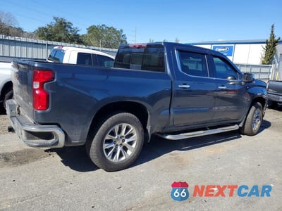 Trzecie zdjęcie samochodu z tyłu: 2021 CHEVROLET SILVERADO K1500 LTZ VIN:1GCUYGEL1MZ362586 - miniatura