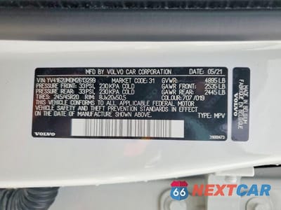 Zdjęcie 13 z 13 samochodu: 2021 VOLVO XC40 T5 R-DESIGN VIN:YV4162UM0M2613299 - miniatura
