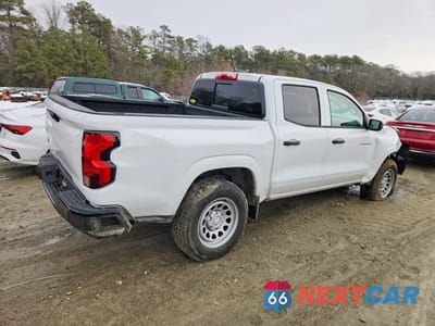 Trzecie zdjęcie samochodu z tyłu: 2023 CHEVROLET COLORADO LS VIN:1GCGSBEC3P1238792 - miniatura