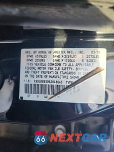 Zdjęcie 13 z 13 samochodu: 2006 ACURA 3.2TL VIN:19UUA66296A041645 - miniatura