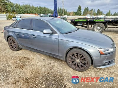 Czwarte zdjęcie samochodu z boku: 2013 AUDI A4 PREMIUM PLUS VIN:WAUFFAFL8DN029574 - miniatura