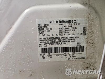 Zdjęcie 12 z 12 samochodu: 2024 FORD MAVERICK XL VIN:3FTTW8B98RRA28793 - miniatura