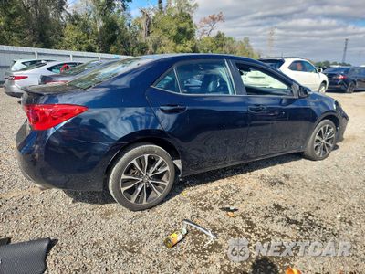 Trzecie zdjęcie samochodu z tyłu: 2018 TOYOTA COROLLA L VIN:5YFBURHE8JP759679 - miniatura