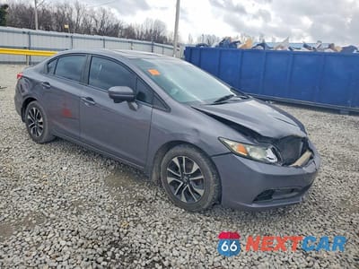 Czwarte zdjęcie samochodu z boku: 2015 HONDA CIVIC EX VIN:19XFB2F87FE000686 - miniatura