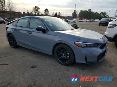 Czwarte zdjęcie samochodu z boku: 2025 HONDA CIVIC SPORT VIN:19XFL4H86SE012442 - miniatura