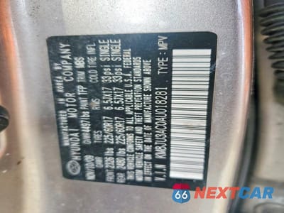 Zdjęcie 13 z 13 samochodu: 2010 HYUNDAI TUCSON GLS VIN:KM8JU3AC0AU018281 - miniatura