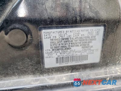 Zdjęcie 12 z 12 samochodu: 2020 NISSAN VERSA SR VIN:3N1CN8FVXLL828924 - miniatura