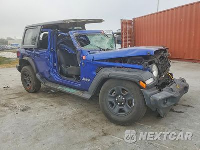 Czwarte zdjęcie samochodu z boku: 2018 JEEP WRANGLER UNLIMITED SPORT VIN:1C4HJXDN3JW197033 - miniatura