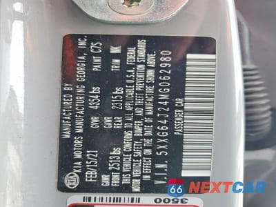 Zdjęcie 12 z 12 samochodu: 2021 KIA K5 GT LINE VIN:5XXG64J24MG062980 - miniatura