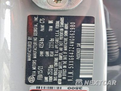 Zdjęcie 12 z 12 samochodu: 2021 KIA K5 GT LINE VIN:5XXG64J24MG062980 - miniatura