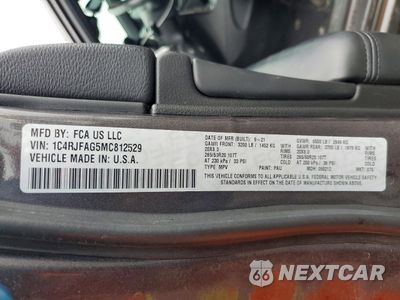 Zdjęcie 13 z 14 samochodu: 2021 JEEP GRAND CHEROKEE LAREDO VIN:1C4RJFAG5MC812529 - miniatura