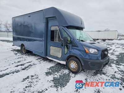 Czwarte zdjęcie samochodu z boku: 2021 FORD TRANSIT DELIVERY TRUCK VIN:1FDDF6P87MKA54898 - miniatura