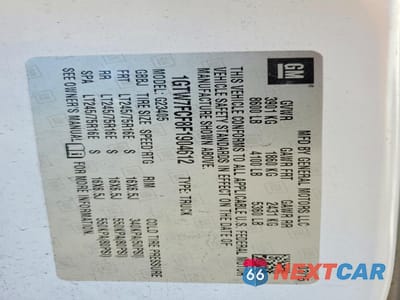 Zdjęcie 12 z 12 samochodu: 2015 GMC SAVANA 2500 CARGO DELIVERY VAN VIN:1GTW7FCF8F1904612 - miniatura