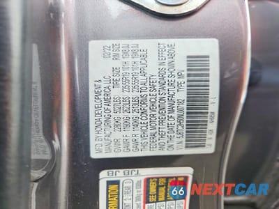 Zdjęcie 13 z 13 samochodu: 2022 ACURA RDX TECHNOLOGY VIN:5J8TC2H50NL007182 - miniatura