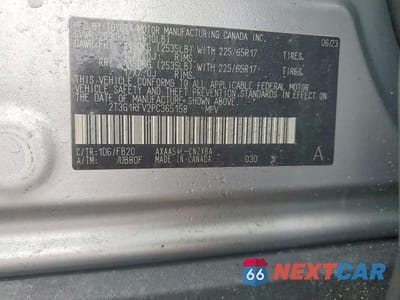 Zdjęcie 14 z 14 samochodu: 2023 TOYOTA RAV4 LE VIN:2T3G1RFV2PC365158 - miniatura