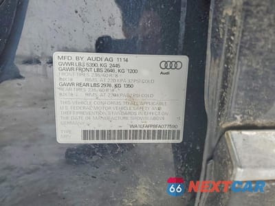 Zdjęcie 13 z 13 samochodu: 2015 AUDI Q5 PREMIUM PLUS VIN:WA1LFAFP8FA077590 - miniatura
