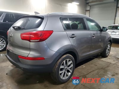 Trzecie zdjęcie samochodu z tyłu: 2014 KIA SPORTAGE LX VIN:KNDPB3AC0E7600647 - miniatura