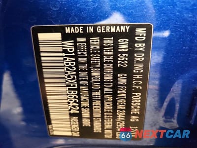 Zdjęcie 13 z 13 samochodu: 2015 PORSCHE MACAN S VIN:WP1AB2A5XFLB66424 - miniatura