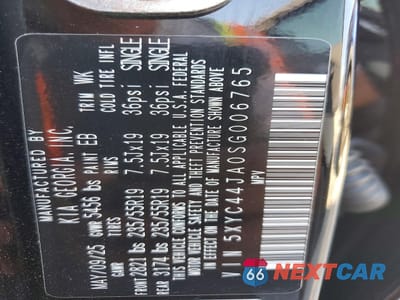 Zdjęcie 14 z 15 samochodu: 2025 KIA EV6 GT LINE VIN:5XYC44JA0SG006765 - miniatura