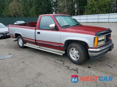 Czwarte zdjęcie samochodu z boku: 1990 GMC SIERRA C2500 VIN:1GTFC24K5LE553288 - miniatura