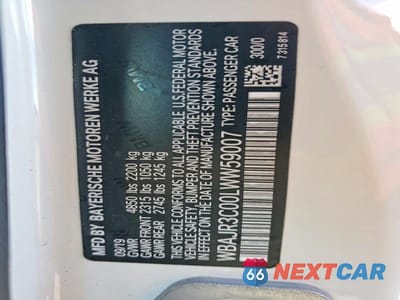 Zdjęcie 12 z 12 samochodu: 2020 BMW 530 I VIN:WBAJR3C00LWW59007 - miniatura