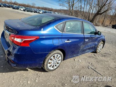Trzecie zdjęcie samochodu z tyłu: 2017 NISSAN SENTRA S VIN:3N1AB7AP0HY390895 - miniatura