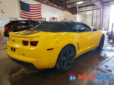 Trzecie zdjęcie samochodu z tyłu: 2012 CHEVROLET CAMARO LT VIN:2G1FB3D36C9109351 - miniatura