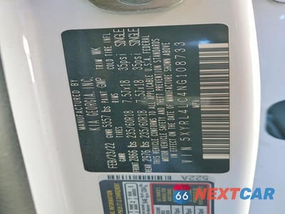 Zdjęcie 12 z 12 samochodu: 2022 KIA SORENTO S VIN:5XYRL4LC4NG108733 - miniatura