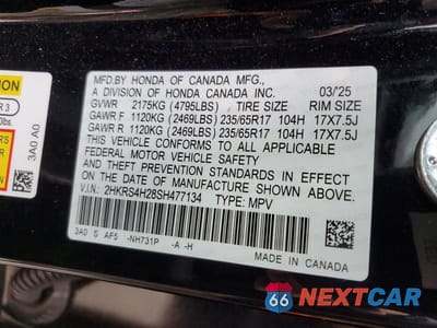 Zdjęcie 13 z 13 samochodu: 2025 HONDA CR-V LX VIN:2HKRS4H28SH477134 - miniatura