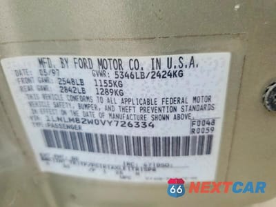 Zdjęcie 13 z 13 samochodu: 1997 LINCOLN TOWN CAR SIGNATURE VIN:1LNLM82W0VY726334 - miniatura