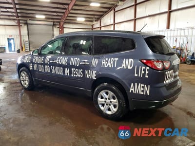 Drugie zdjęcie samochodu z przodu: 2014 CHEVROLET TRAVERSE LS VIN:1GNKVFKD8EJ260216 - miniatura