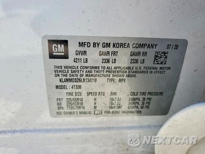 Zdjęcie 12 z 12 samochodu: 2020 BUICK ENCORE GX SELECT VIN:KL4MMDS26LB134218 - miniatura