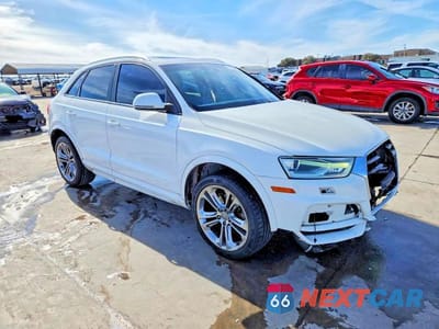 Czwarte zdjęcie samochodu z boku: 2018 AUDI Q3 PREMIUM VIN:WA1BCCFS3JR031891 - miniatura