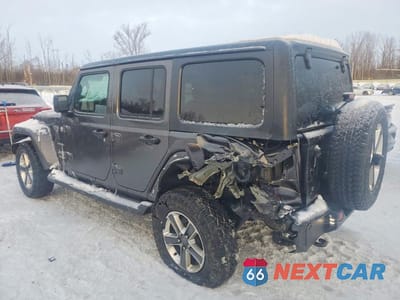 Drugie zdjęcie samochodu z przodu: 2019 JEEP WRANGLER UNLIMITED SAHARA VIN:1C4HJXEG9KW563188 - miniatura