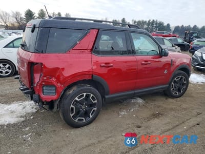 Trzecie zdjęcie samochodu z tyłu: 2021 FORD BRONCO SPORT OUTER BANKS VIN:3FMCR9C69MRA96221 - miniatura