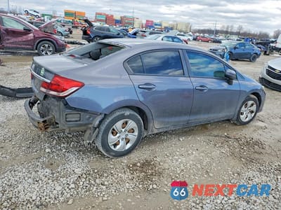 Trzecie zdjęcie samochodu z tyłu: 2015 HONDA CIVIC LX VIN:2HGFB2F52FH505062 - miniatura