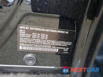 Zdjęcie 12 z 12 samochodu: 2016 BMW 528 I VIN:WBA5A5C58GD528568 - miniatura