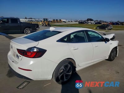 Trzecie zdjęcie samochodu z tyłu: 2019 HONDA INSIGHT LX VIN:19XZE4F16KE020991 - miniatura