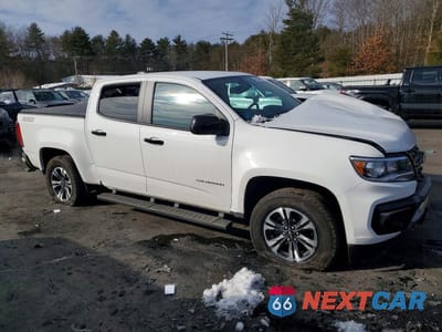 Czwarte zdjęcie samochodu z boku: 2022 CHEVROLET COLORADO Z71 VIN:1GCGTDEN7N1325599 - miniatura