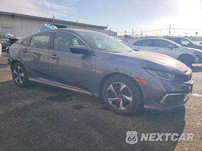 Czwarte zdjęcie samochodu z boku: 2020 HONDA CIVIC LX VIN:2HGFC2F61LH528804 - miniatura