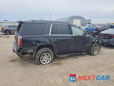 Trzecie zdjęcie samochodu z tyłu: 2017 GMC YUKON SLT VIN:1GKS1BKC3HR167473 - miniatura