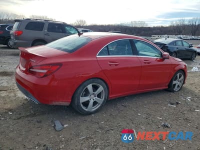 Trzecie zdjęcie samochodu z tyłu: 2018 MERCEDES-BENZ CLA 250 4MATIC VIN:WDDSJ4GB4JN551384 - miniatura