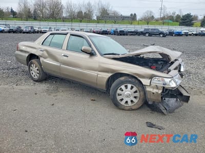 Czwarte zdjęcie samochodu z boku: 2004 MERCURY GRAND MARQUIS LS VIN:2MEFM75W74X607619 - miniatura