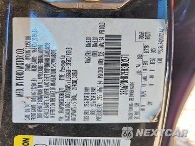 Zdjęcie 23 z 24 samochodu: 2014 FORD FUSION SE VIN:3FA6P0HR2ER380271 - miniatura