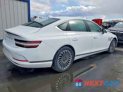 Trzecie zdjęcie samochodu z tyłu: 2023 GENESIS ELECTRIFIED G80 BASE VIN:KMTGE4S10PU004213 - miniatura