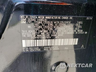 Zdjęcie 13 z 13 samochodu: 2014 TOYOTA RAV4 LIMITED VIN:2T3YFREV2EW079054 - miniatura